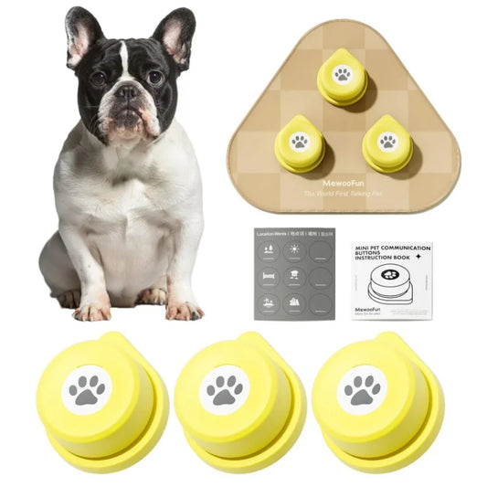 Smart Pet Talking Buttons And Non-Slip Mat