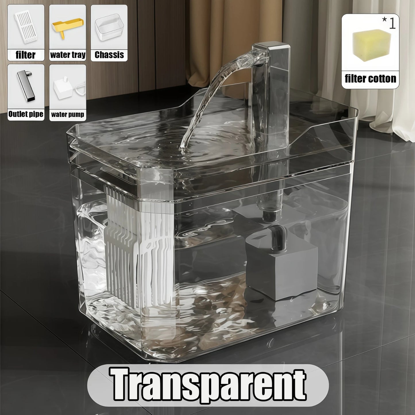 AquaPurr Flow Water Fountain