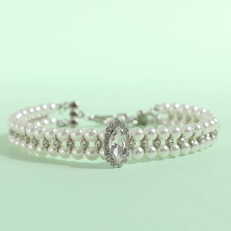 Luxury Pearl Necklace for Pets