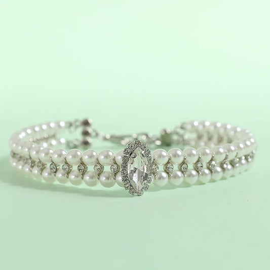 Luxury Pearl Necklace for Pets