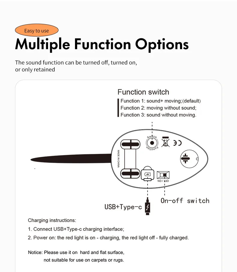 Rechargeable Mouse Cat Toy