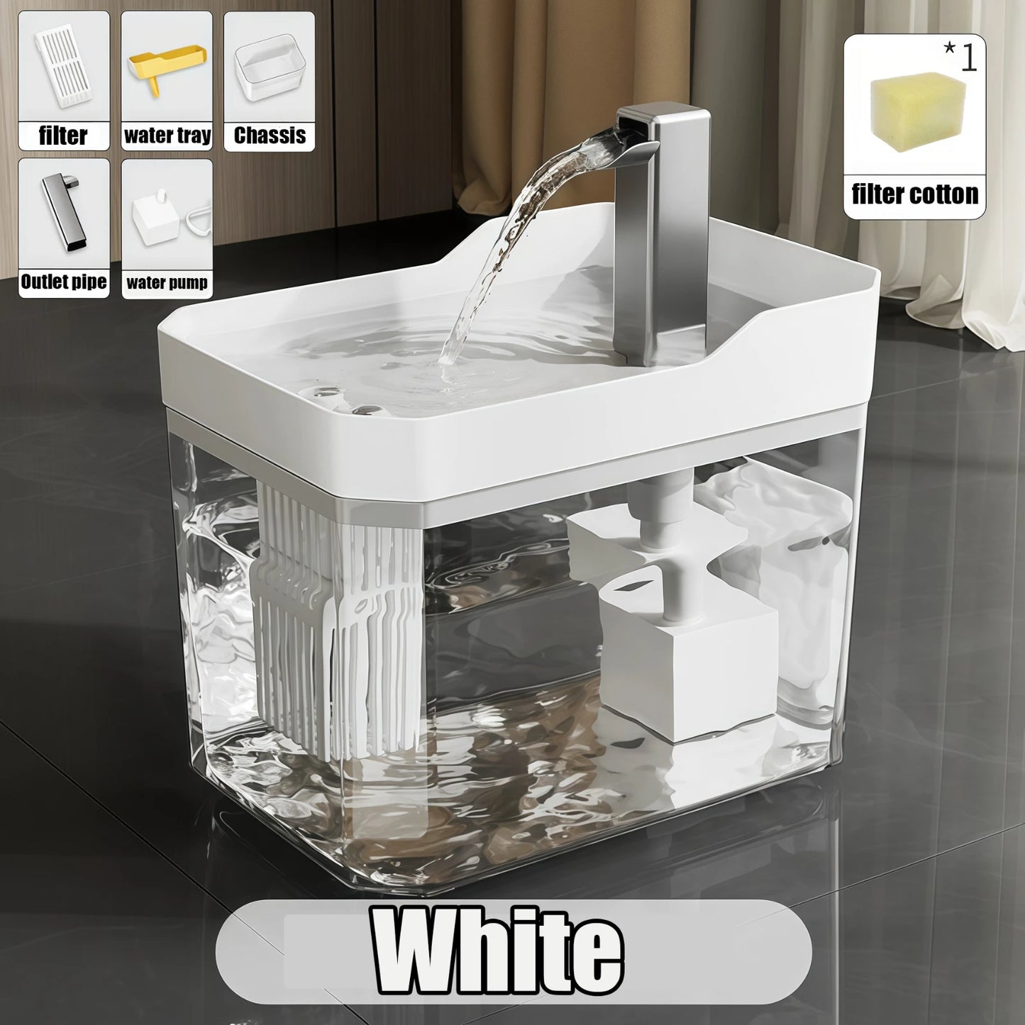 AquaPurr Flow Water Fountain