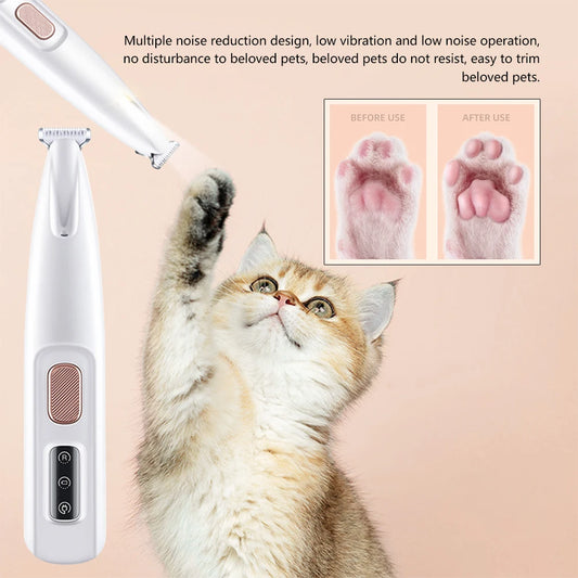 PawGlow LED Pet Trimmer Cordless Rechargeable