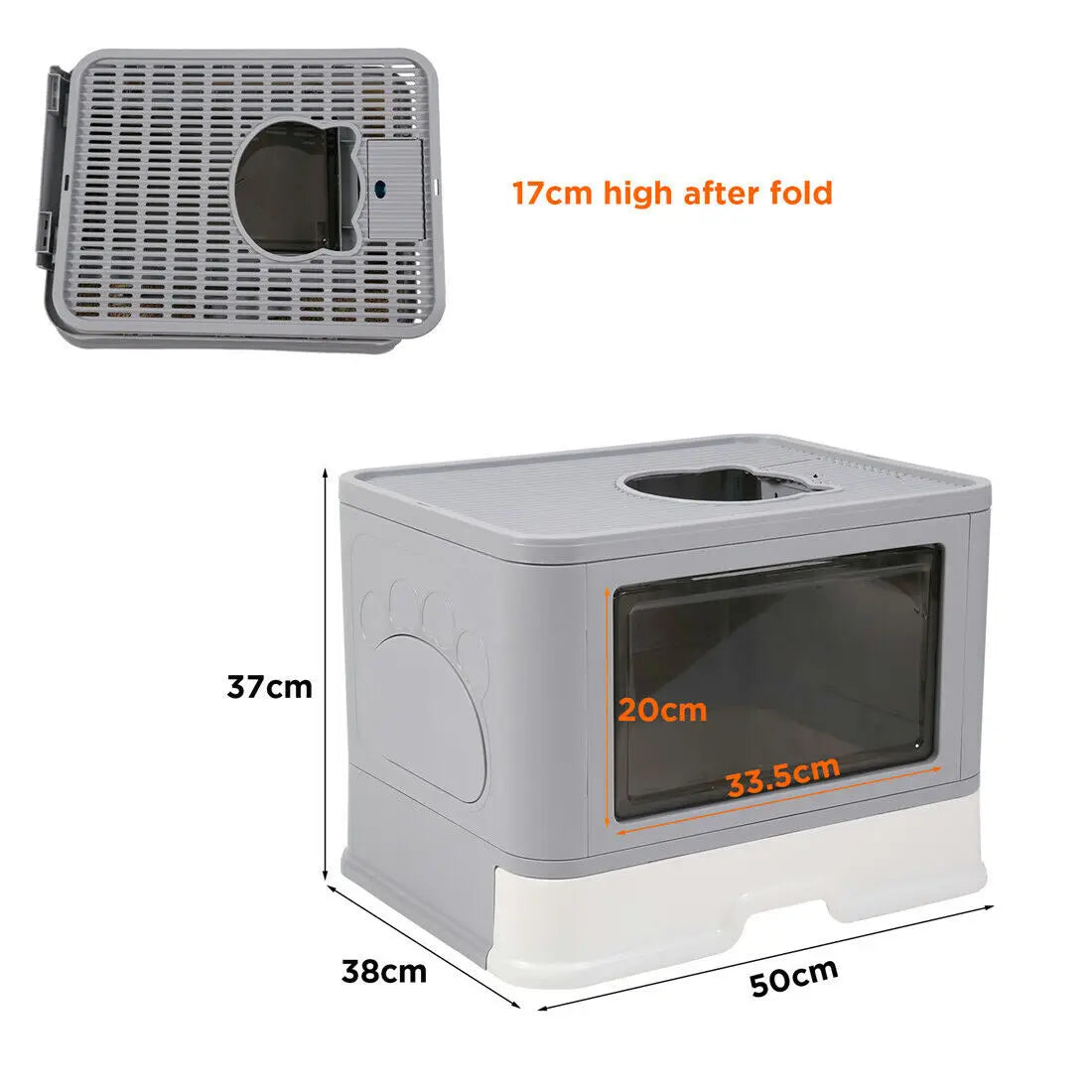 Premium Enclosed Cat Litter Box