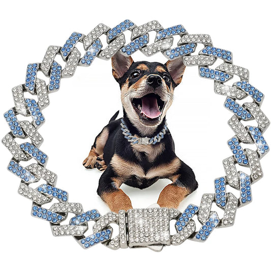 Diamond Cuban Pet Collar