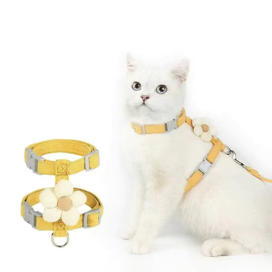 Comfort Fit Cat Harness Leash Set