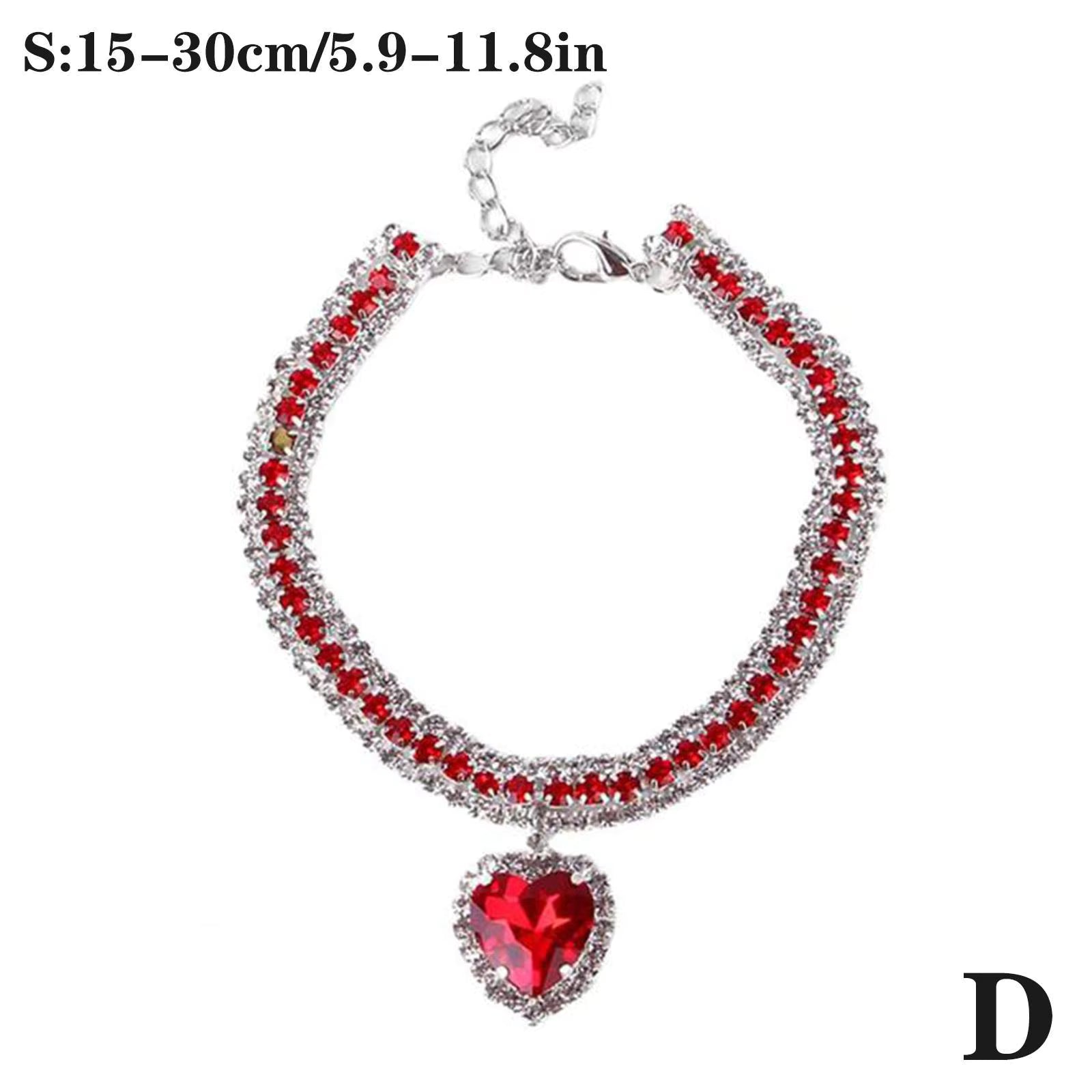 Rhinestone Shine Pet Necklace