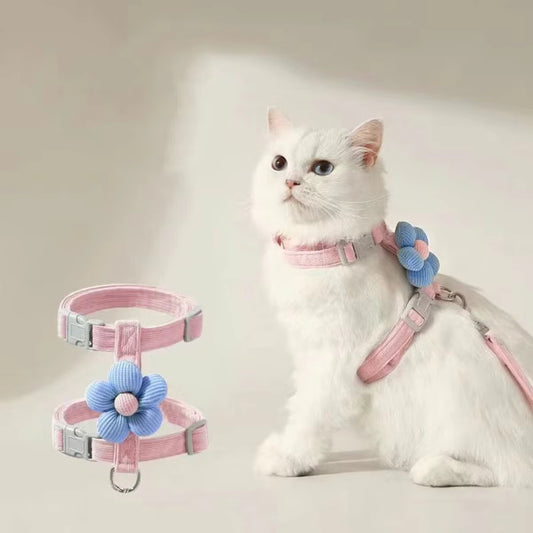 Comfort Fit Cat Harness Leash Set